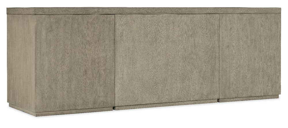 American Home Furniture | Hooker Furniture - Linville Falls 84" Credenza with Two Files and Open Desk Cabinet