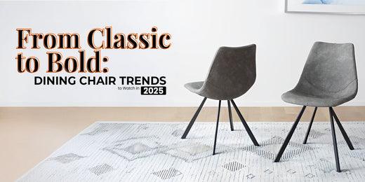 From Classic to Bold: Dining Chair Trends to Watch Out For in 2025 - AmericanHomeFurniture