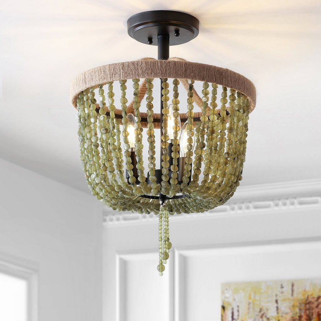 How To Pick Flush Mount Chandelier Lighting to Decorate the Ceiling of a Home