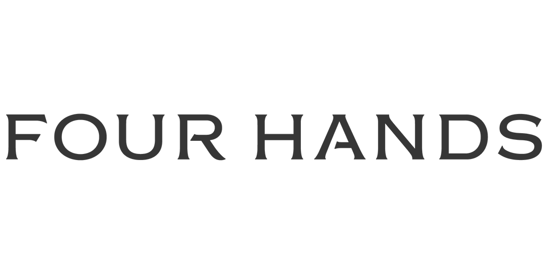 Four Hands Furniture modern coffee table and dining room set in contemporary living space.