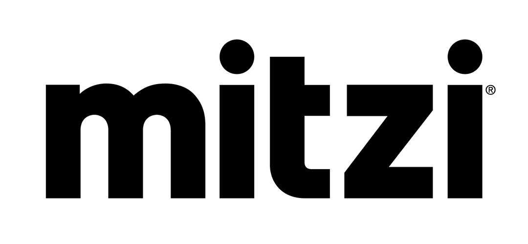 Modern Mitzi chandelier with sleek design and warm lighting in a contemporary living room