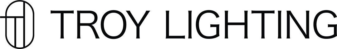 Troy Lighting chandelier with modern design illuminating a stylish living room.