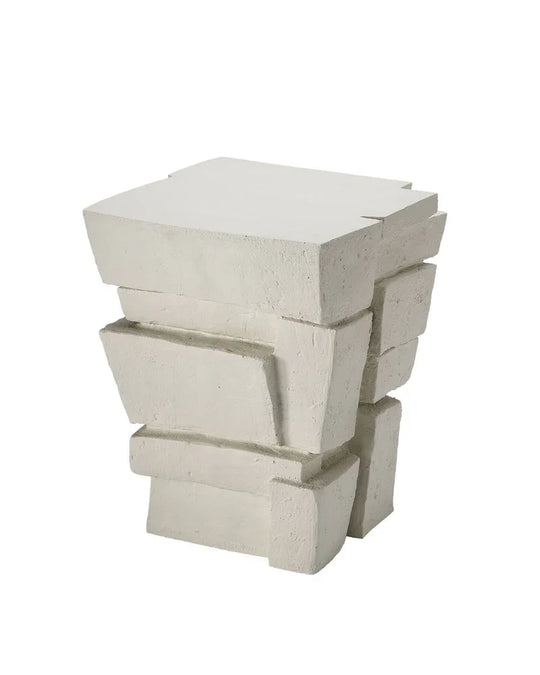 Jamie Young Brick Fiber Glass Indoor/Outdoor Side Table ACCENT TABLES