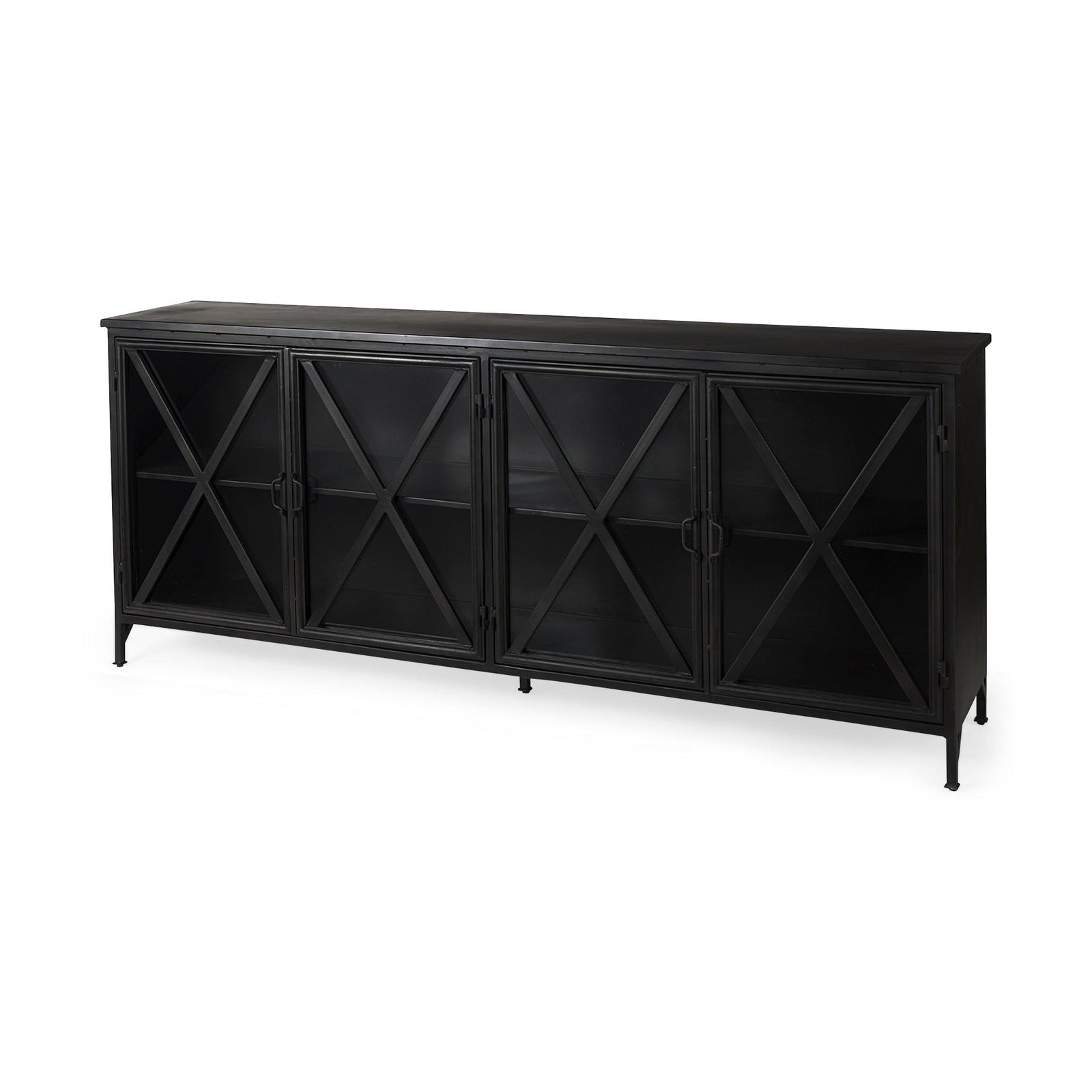 Mercana Poppy Glass Door Sideboard CABINETS