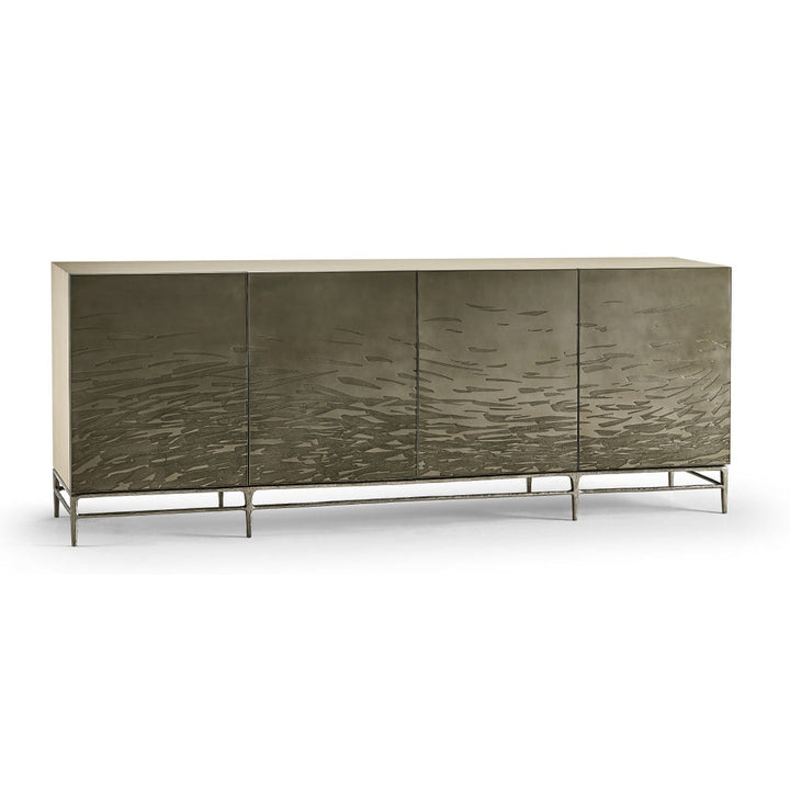 Water Diel Credenza - Jonathan Charles - AmericanHomeFurniture