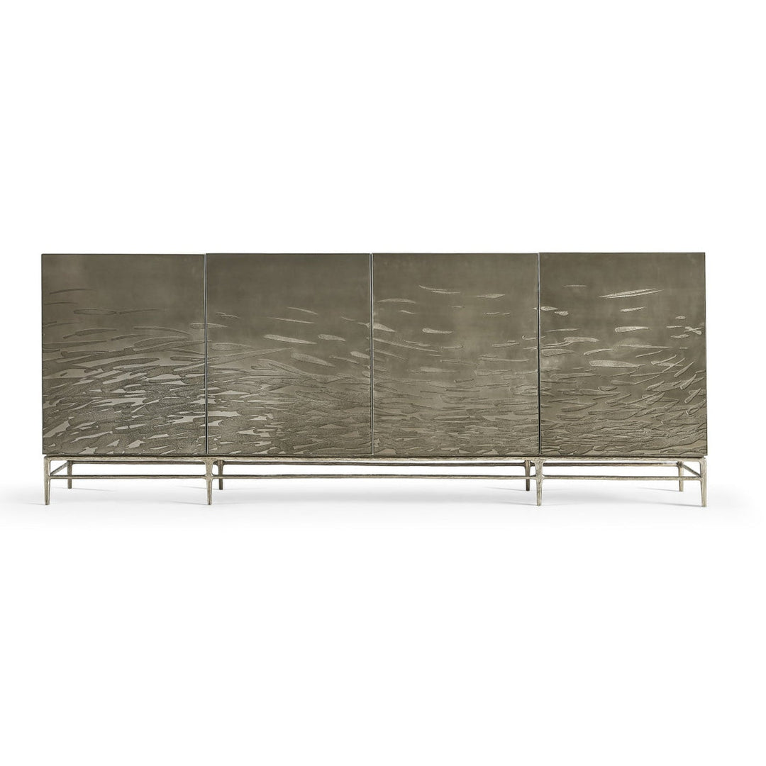 Water Diel Credenza - Jonathan Charles - AmericanHomeFurniture