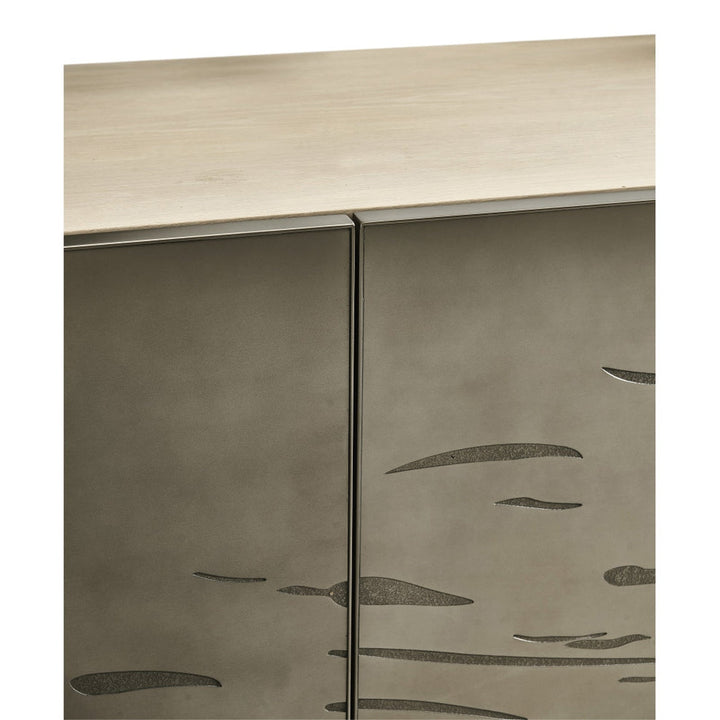 Water Diel Credenza - Jonathan Charles - AmericanHomeFurniture