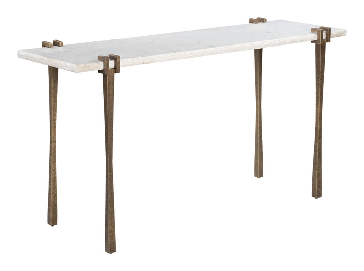 Rench Console Table White - AmericanHomeFurniture