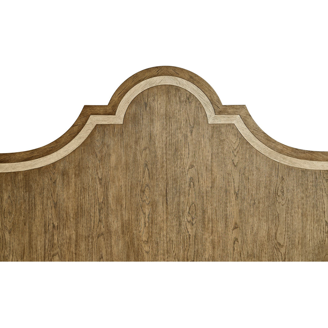 Pastoral Panel Bed - King Headboard - Jonathan Charles - AmericanHomeFurniture