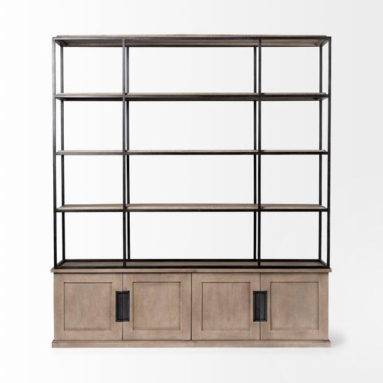 Mercana Braxton I Three Shelf Shelving Unit BOOKCASES + SHELVES