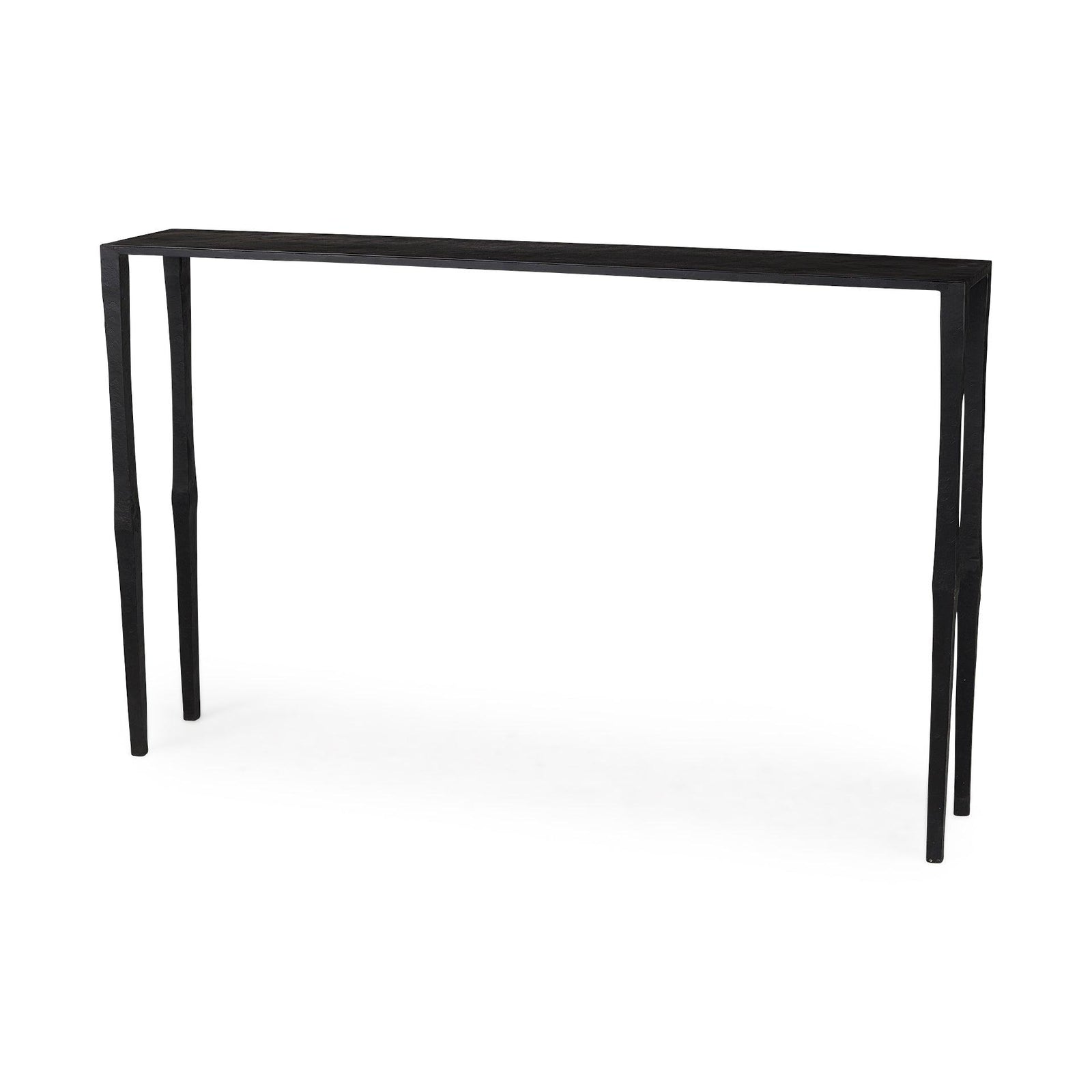 Mercana Timothy  48.0 X 8.0 X 30.0 Ebony Black Iron Console Table CONSOLE TABLES