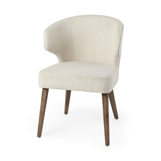 Mercana Niles Dining Chair Cream Fabric  - Set of 2 DINING CHAIRS