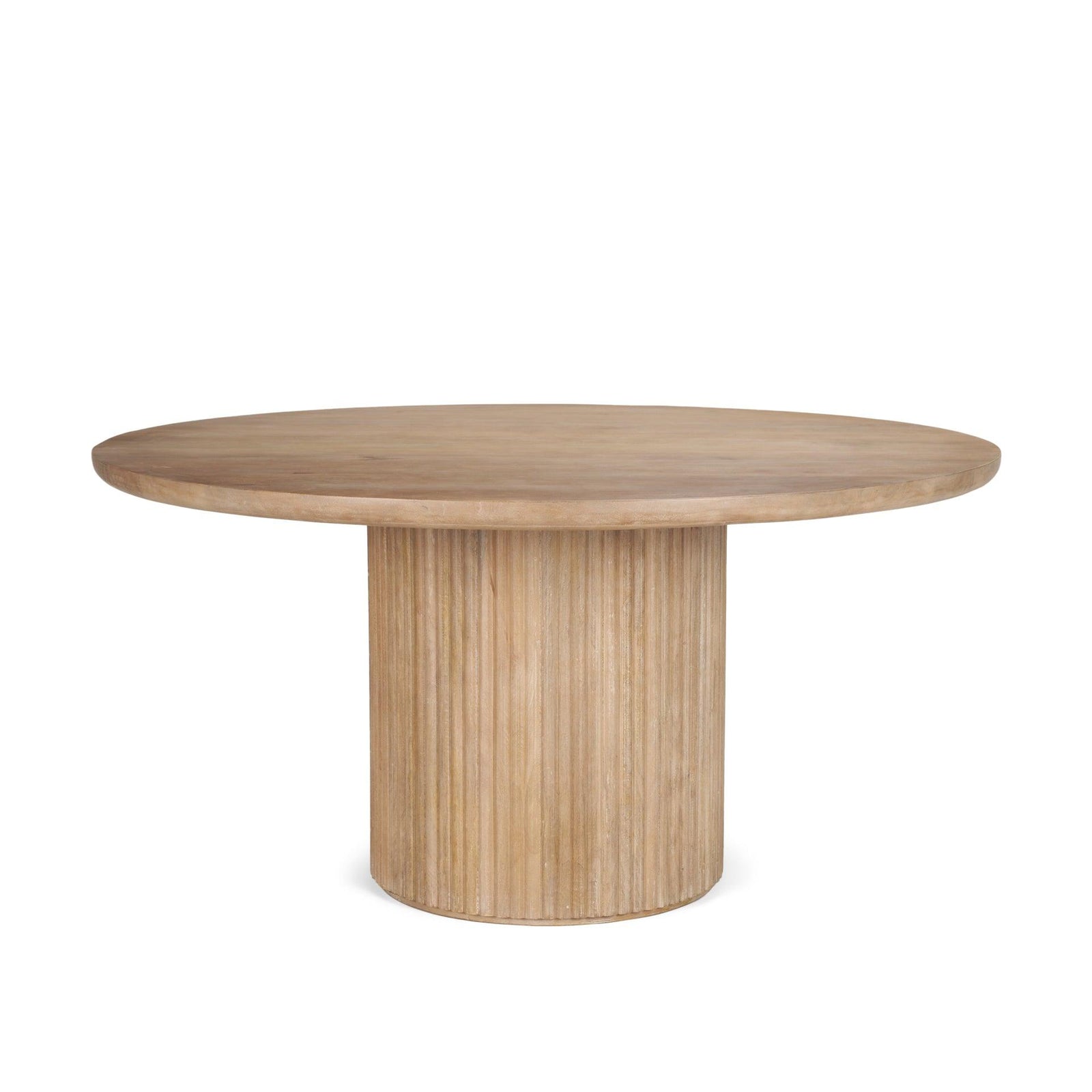 Mercana Terra Round Fluted Dining Table DINING TABLES