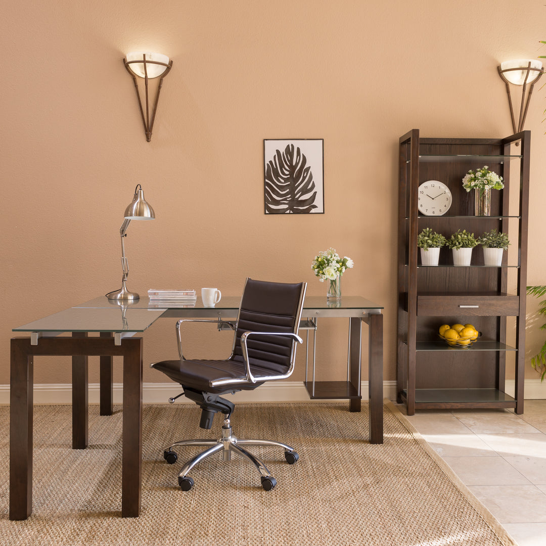 Brown/Chrome