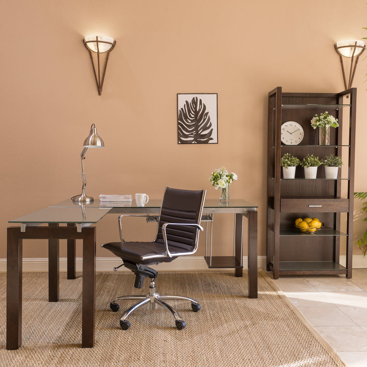 Brown/Chrome