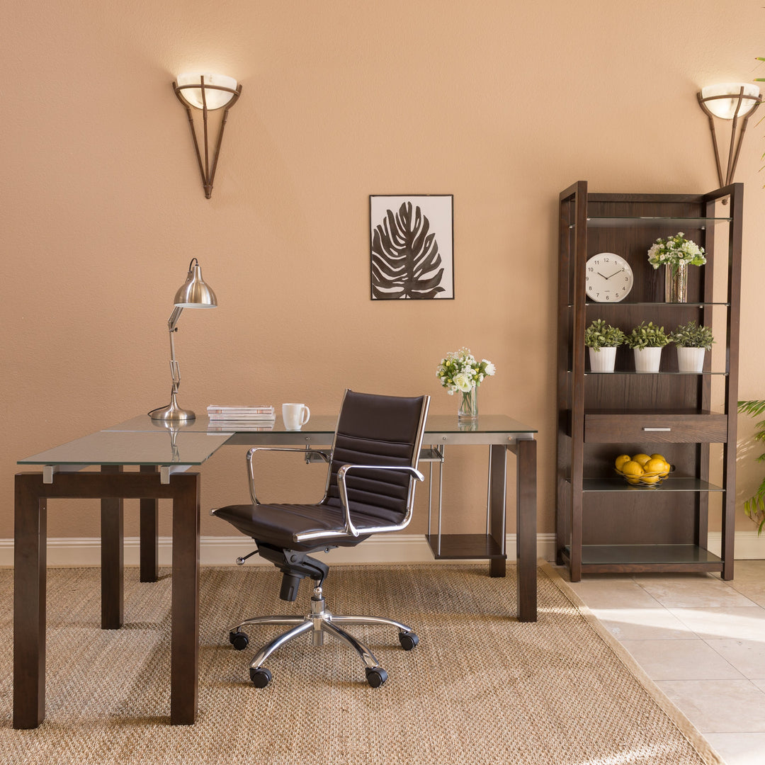 Brown/Chrome