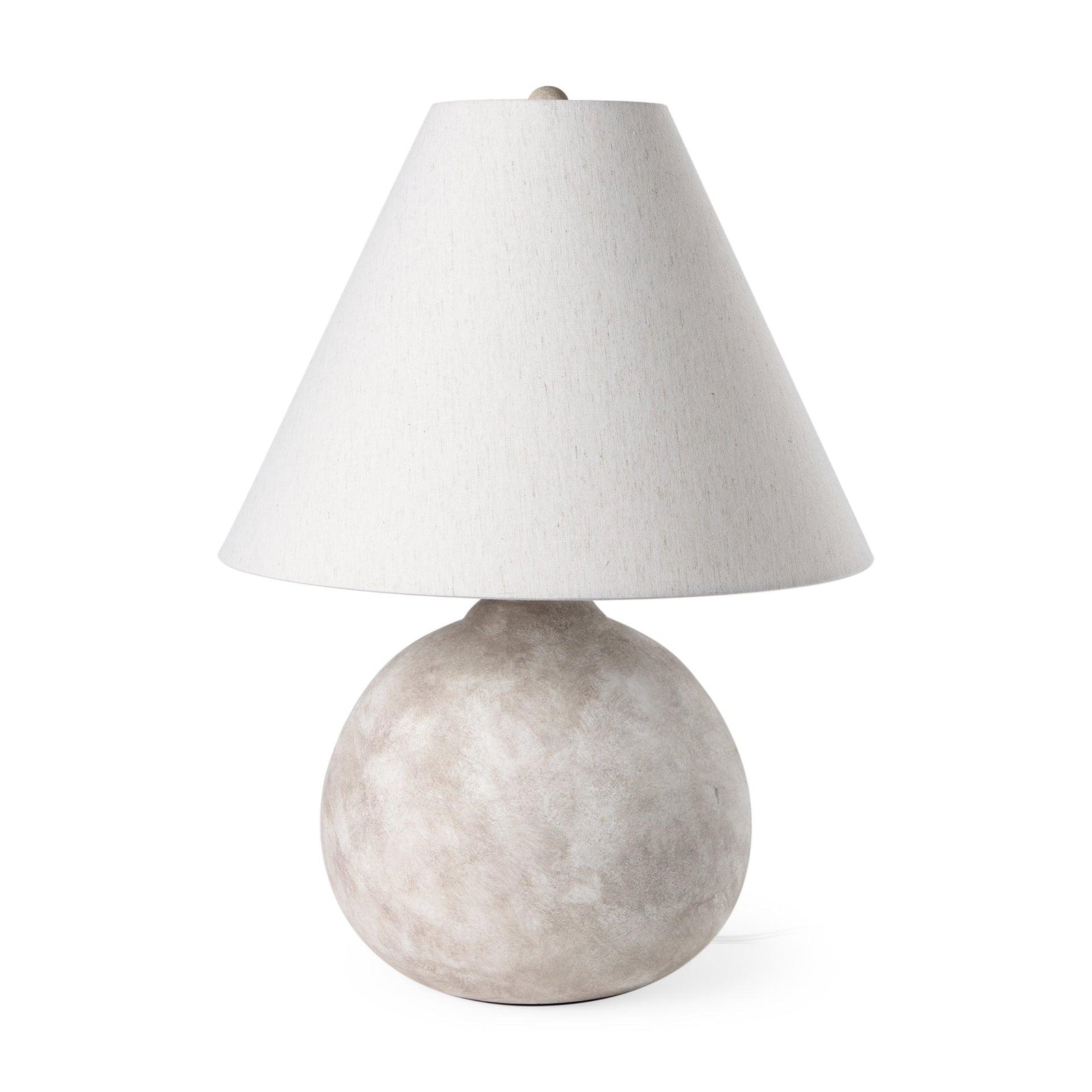 Mercana Mehdi Cream Ceramic Table Lamp TABLE LAMPS