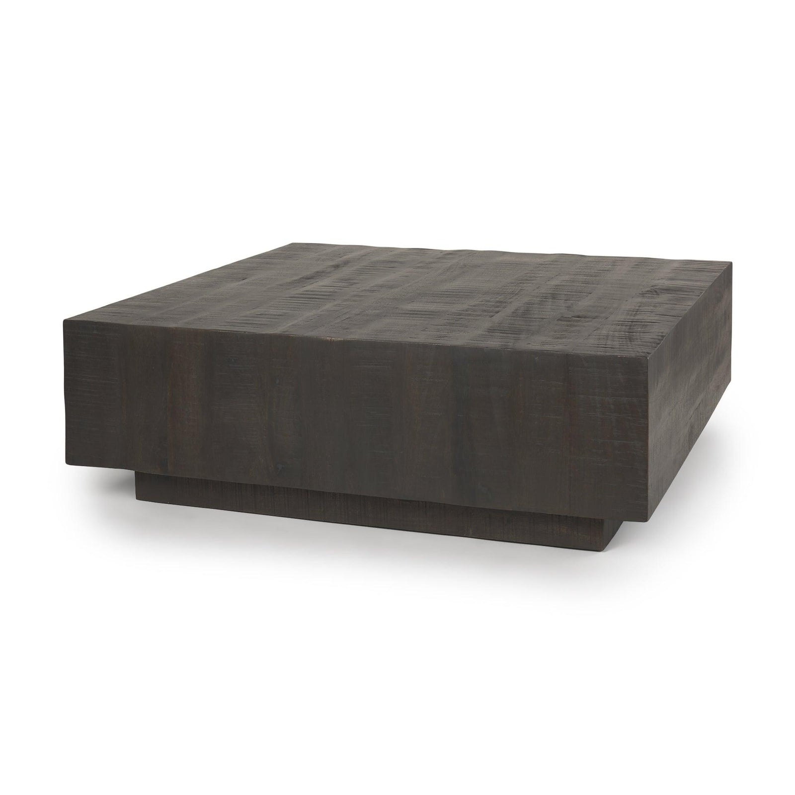 Mercana Hayden Dark Brown Wood Square Coffee Table COFFEE TABLES