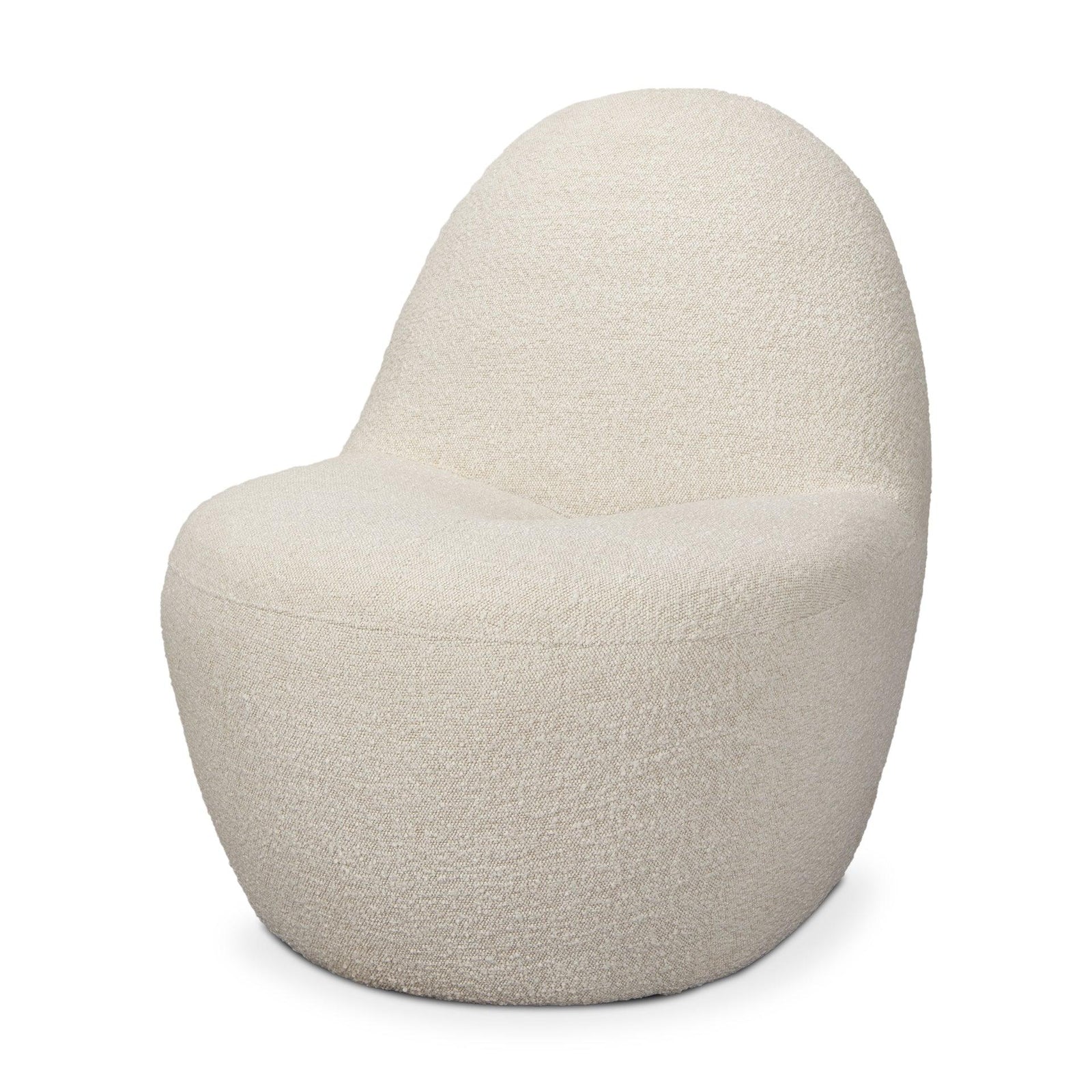 Mercana Beverly Cream Boucle Accent Chair ACCENT + LOUNGE CHAIRS