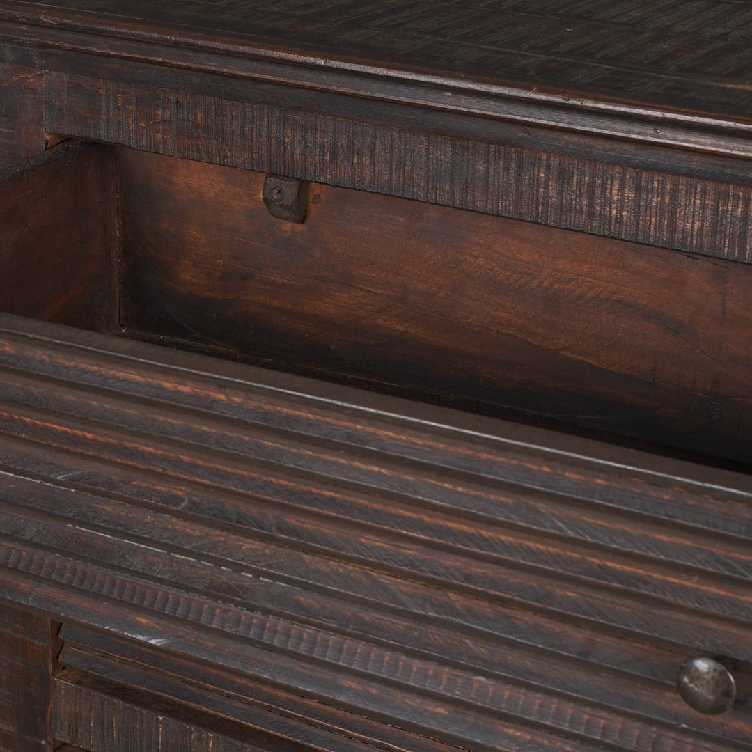 Rhett Reclaimed Wood 3 Drawer Cabinet