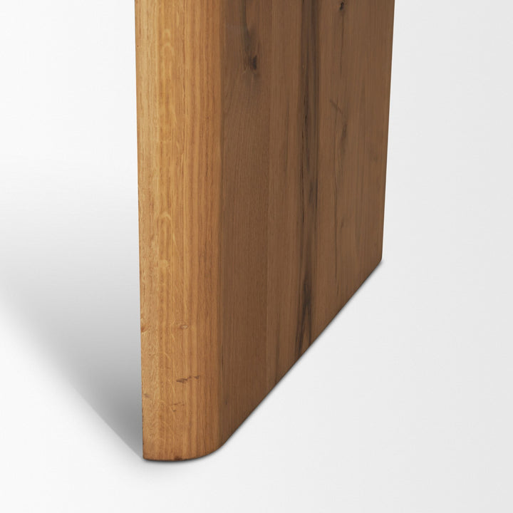 Belford 72" Light Brown Oak Wood Console Table