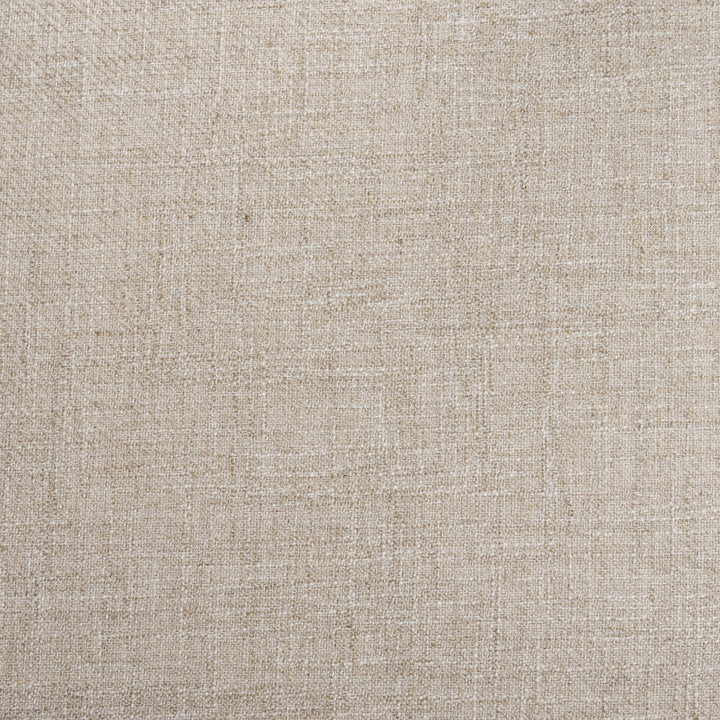 Reid Framed Brown Cane Cream Fabric Dining Chair