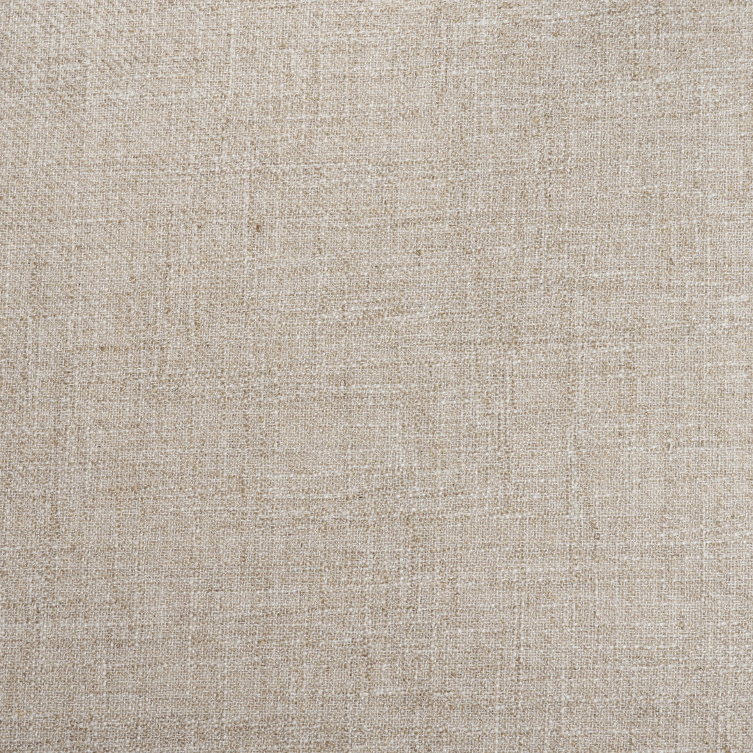 Reid Framed Brown Cane Cream Fabric Dining Armchair
