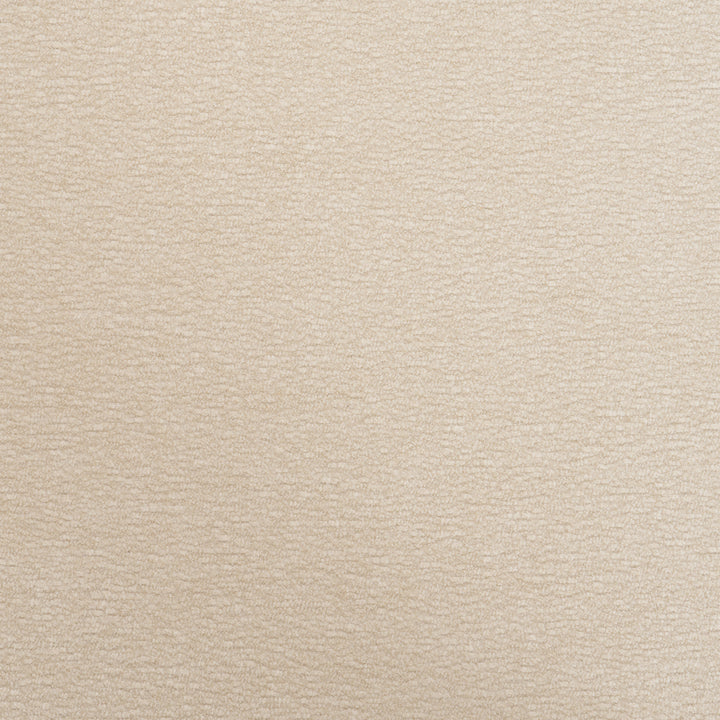 Motley Curved Open Back Cream Fabric and Tan Leather Dining Chair