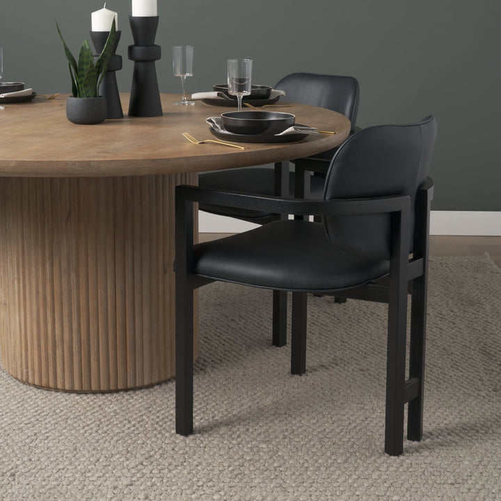 Carlisle Leather Dining Armchair