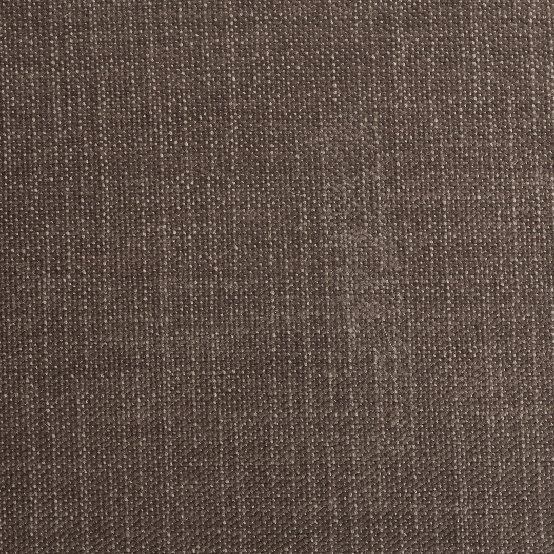 Niles Brown Fabric W/ Dark Brown Wooden Legs Wingback Dining Chair