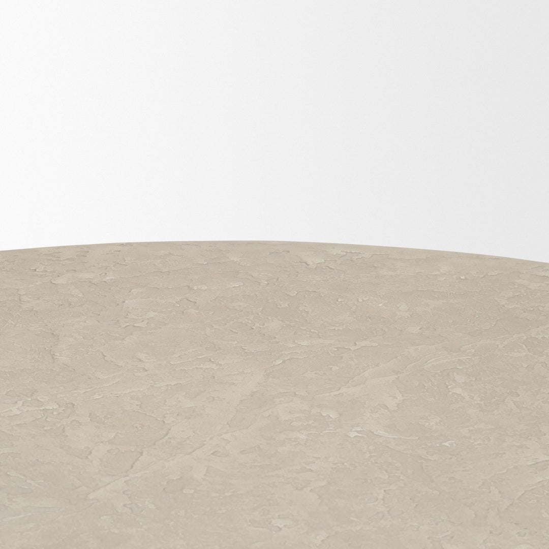 Mesa 48" Round Stone Finish Coffee Table