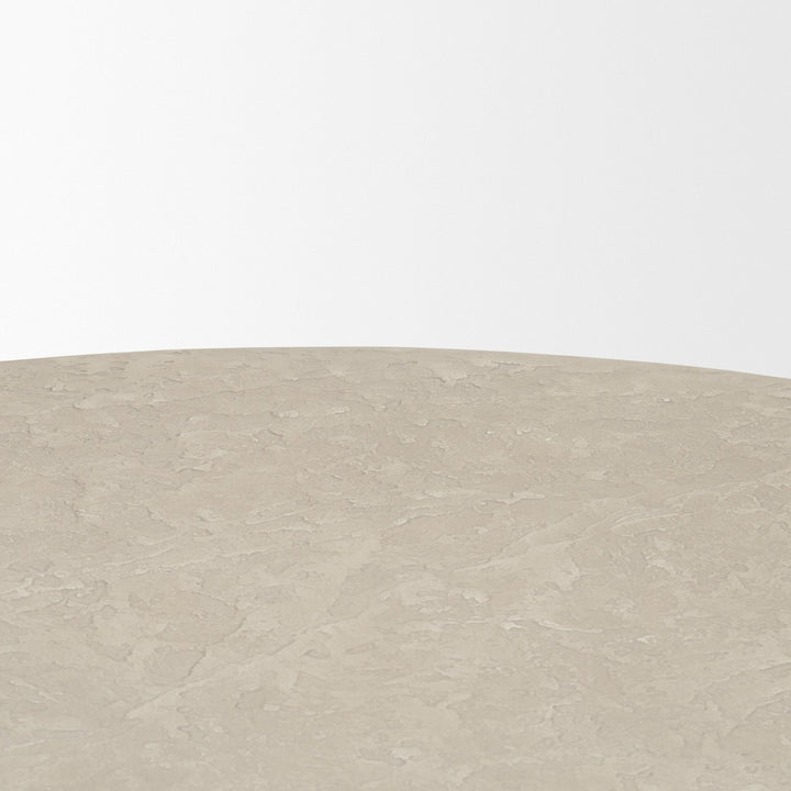 Mesa 48" Round Stone Finish Coffee Table