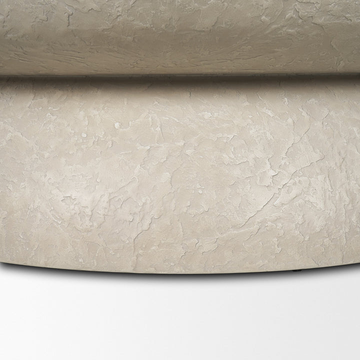 Mesa 48" Round Stone Finish Coffee Table