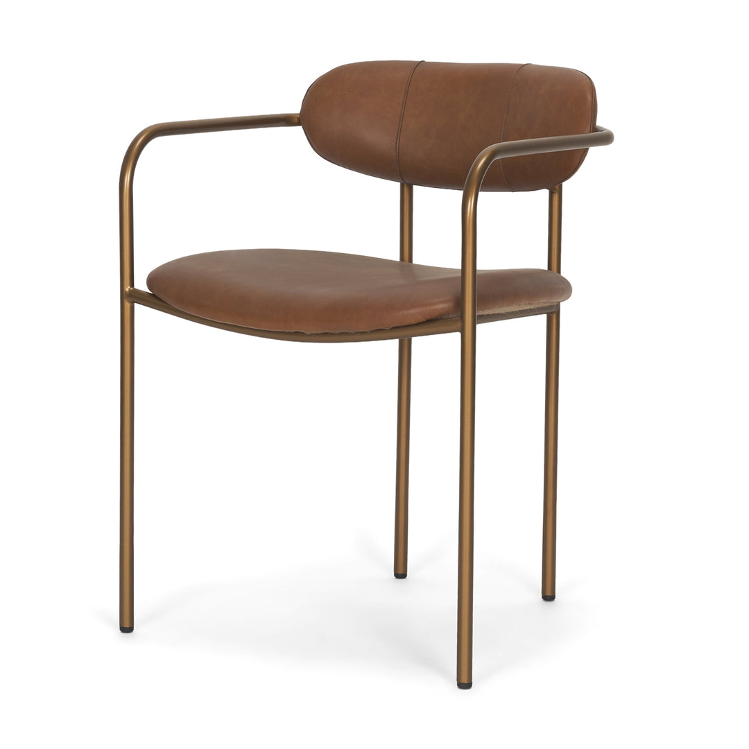 Parker Leather Dining Armchair