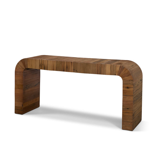 Denton Medium Brown Relcaimed Wood Console Table