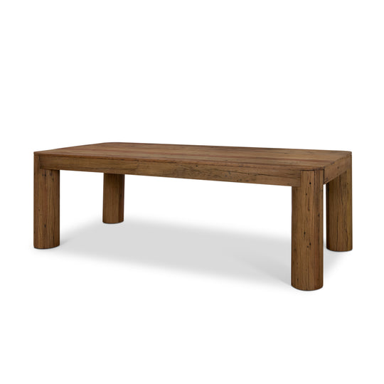 Hewitt 94" Rectangular Smooth Reclaimed Wood Dining Table
