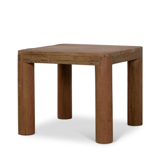 Hewitt Square Smooth Reclaimed Wood Side Table