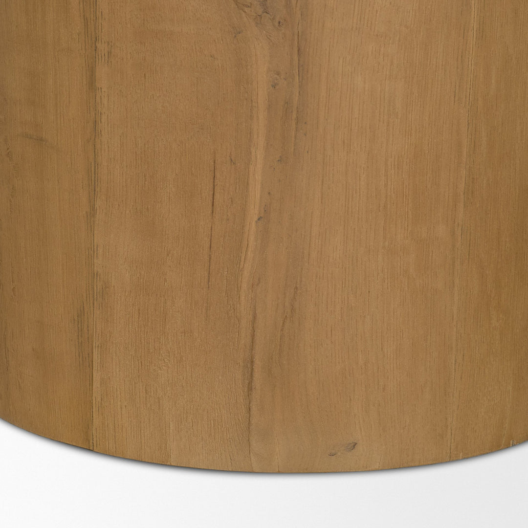 Siena 42" Round Travertine Pedestal Dining Table