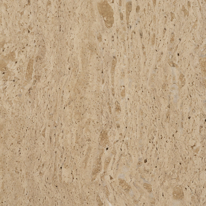 Siena 42" Round Travertine Pedestal Dining Table
