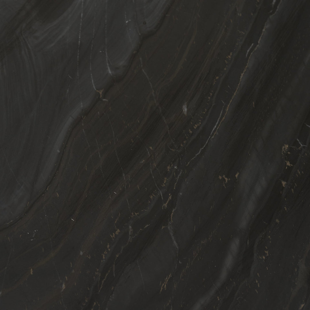 Rumer Black Wood w/ Black Marble Coffee Table