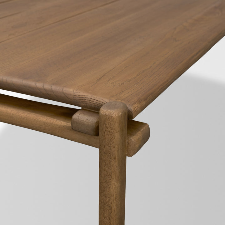 Riven Oak Wood Rectangular Coffee Table