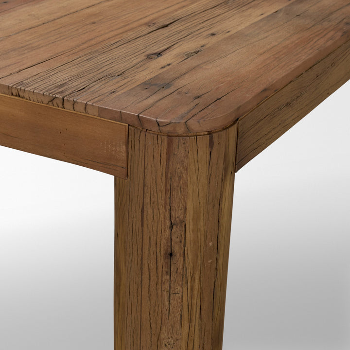 Hewitt 94" Rectangular Smooth Reclaimed Wood Dining Table