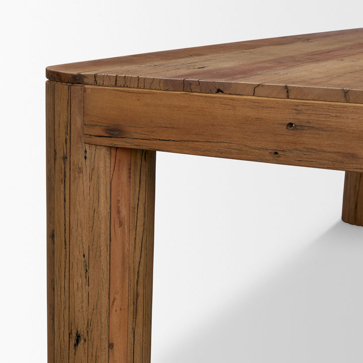 Hewitt 94" Rectangular Smooth Reclaimed Wood Dining Table