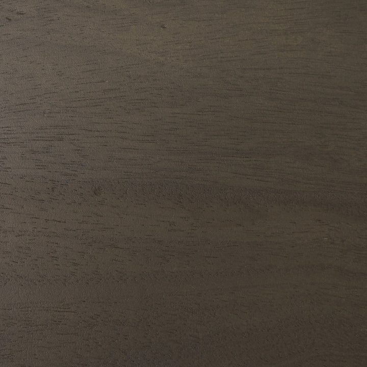 Cinder Distressed Dark Brown Wood Reeded 4-Door Closed Sideboard