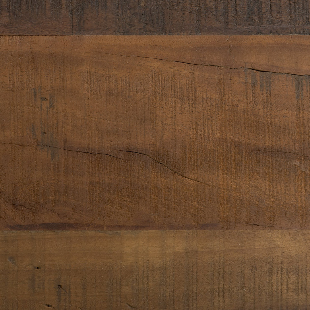 Ashwick Dark Brown Reclaimed Wood Bench