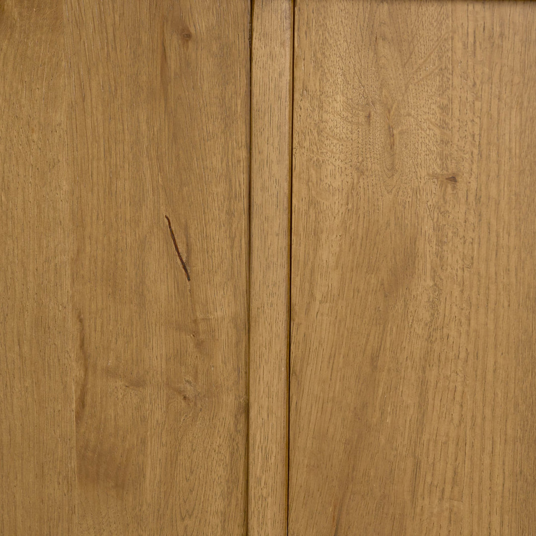 Alcott Brown Wood 4 Door Closed Sideboard