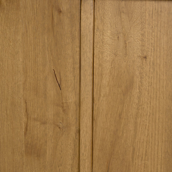 Alcott Brown Wood 4 Door Closed Sideboard