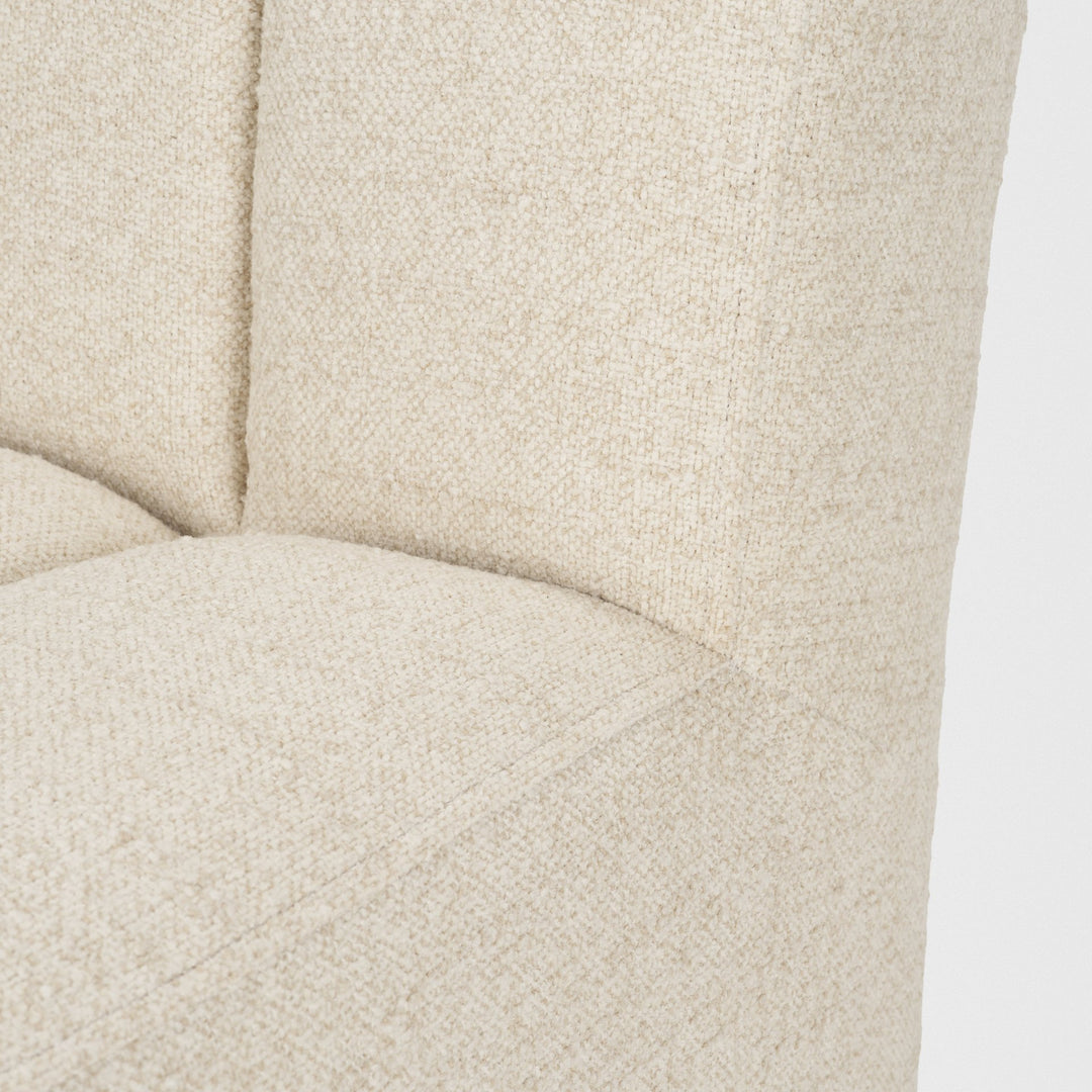 Wilkins Beige Performance Fabric Upholstered Dining Chair