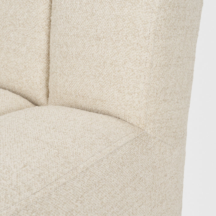 Wilkins Beige Performance Fabric Upholstered Dining Chair