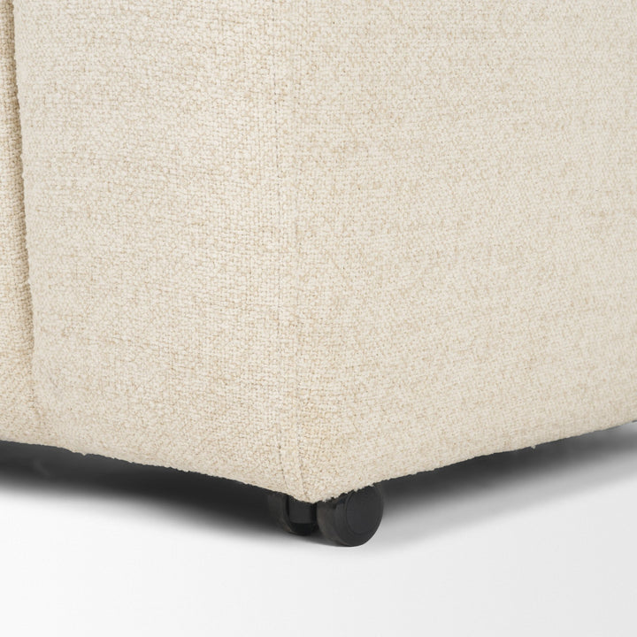 Wilkins Beige Performance Fabric Upholstered Dining Chair